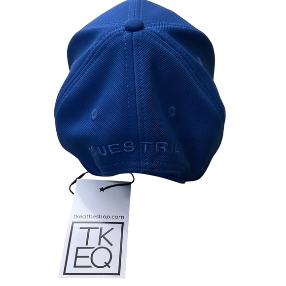 TKEQ Equestrian Royal Blue Snapback Baseball Cap Hat Tonal Logo NWT - Picture 3 of 5